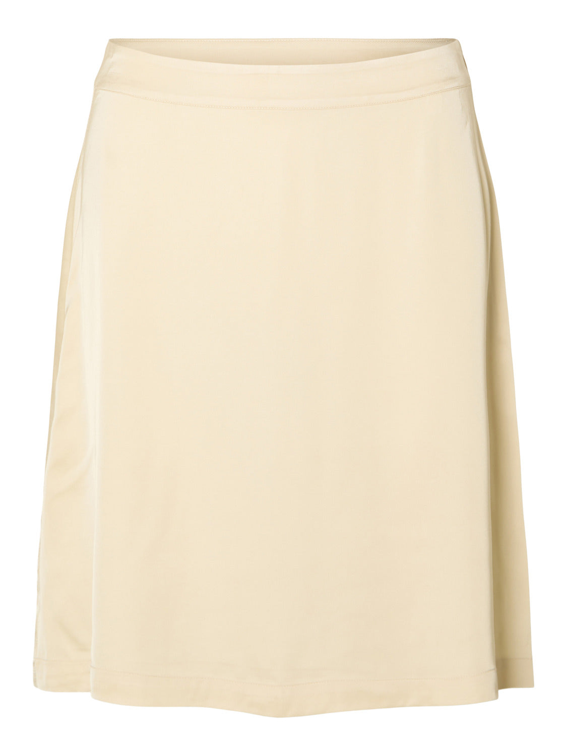 Franziska kort Skjørt - Beige/ Birch